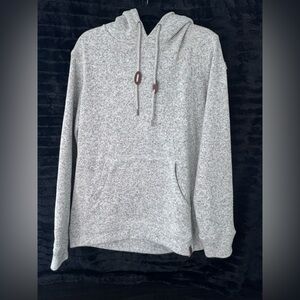 Quicksilver Gray Hooded Sweatshirt